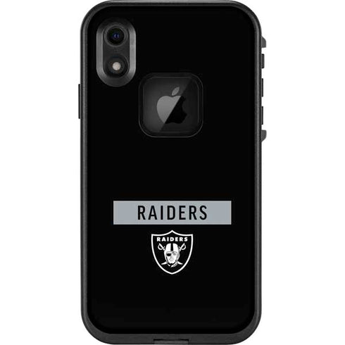 NFL Las Vegas Raiders Black Performance Series LifeProof Fre iPhone Skin