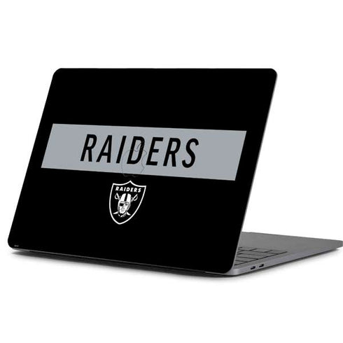 NFL Las Vegas Raiders Black Performance Series Apple MacBook Pro 13-inch Skin