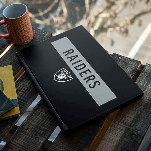 NFL Las Vegas Raiders Black Performance Series MSI GS65 Stealth Laptop Skin