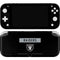 NFL Las Vegas Raiders Black Performance Series Nintendo Switch Lite Skin