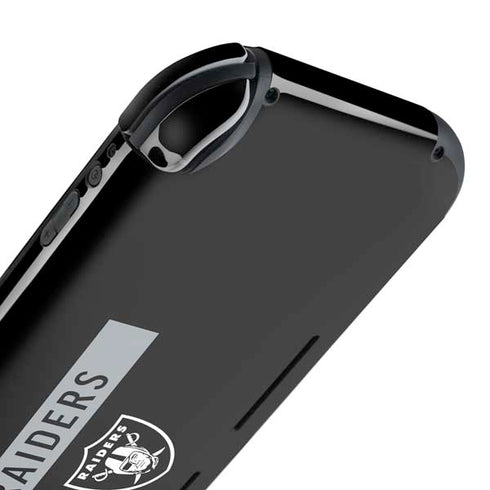 NFL Las Vegas Raiders Black Performance Series Nintendo Switch Lite Skin