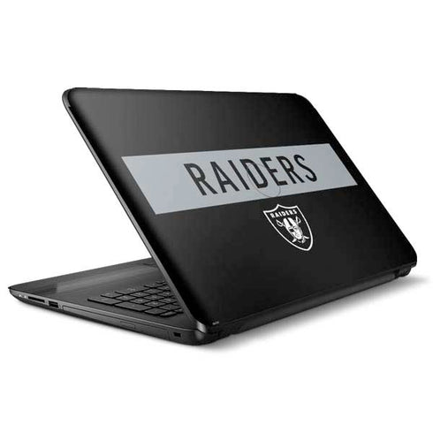 NFL Las Vegas Raiders Black Performance Series HP Notebook Skin