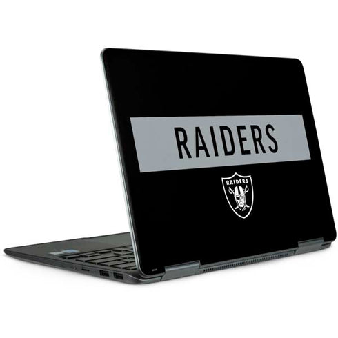 NFL Las Vegas Raiders Black Performance Series Notebook 9 Pro 13in (2017) Skin