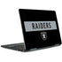 NFL Las Vegas Raiders Black Performance Series Notebook 9 Pro 13in (2017) Skin