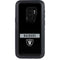 NFL Las Vegas Raiders Black Performance Series Otterbox Defender Galaxy Skin