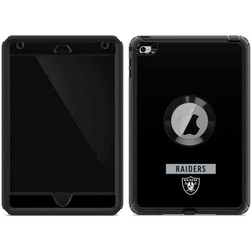 NFL Las Vegas Raiders Black Performance Series Otterbox Defender iPad Skin