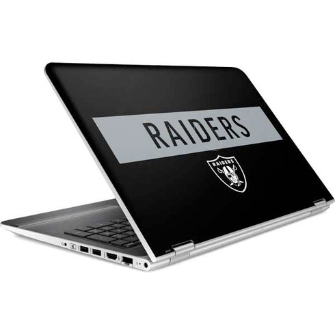 NFL Las Vegas Raiders Black Performance Series HP Pavilion Skin