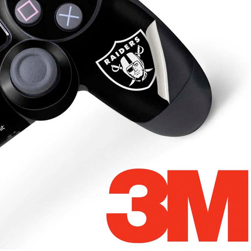 NFL Las Vegas Raiders Black Performance Series PS4 Controller Skin