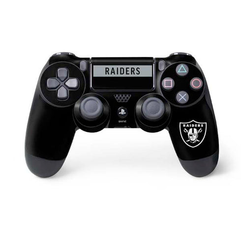 NFL Las Vegas Raiders Black Performance Series PS4 Controller Skin