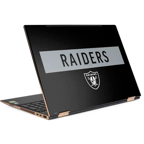 NFL Las Vegas Raiders Black Performance Series HP Spectre Skin