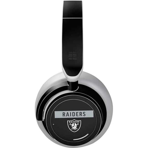 NFL Las Vegas Raiders Black Performance Series Surface Headphones Skin