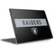 NFL Las Vegas Raiders Black Performance Series Surface Laptop 2 Skin