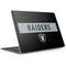 NFL Las Vegas Raiders Black Performance Series Surface Laptop 3 13.5in Skin