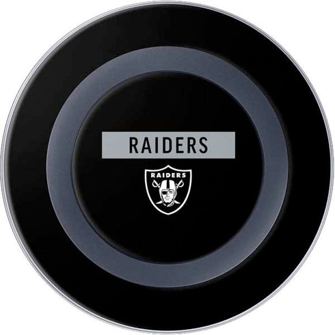 NFL Las Vegas Raiders Black Performance Series Wireless Charger Skin