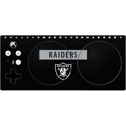 NFL Las Vegas Raiders Black Performance Series Xbox Adaptive Controller Skin