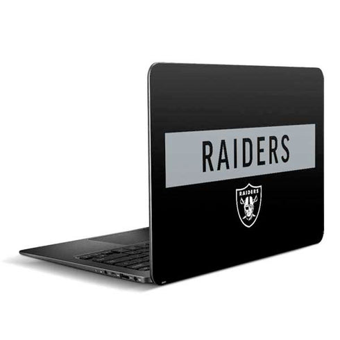 NFL Las Vegas Raiders Black Performance Series Zenbook UX305FA 13.3in Skin