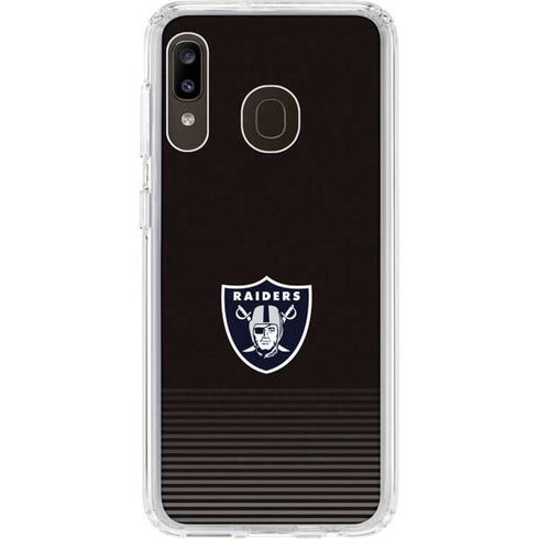 NFL Las Vegas Raiders Breakaway Galaxy A20 Clear Case