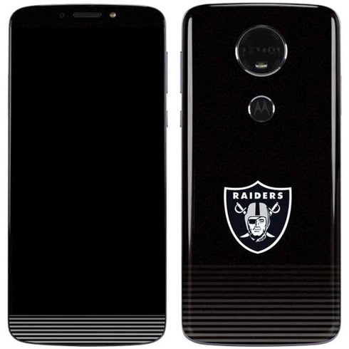 NFL Las Vegas Raiders Breakaway Moto E5 Plus Skin