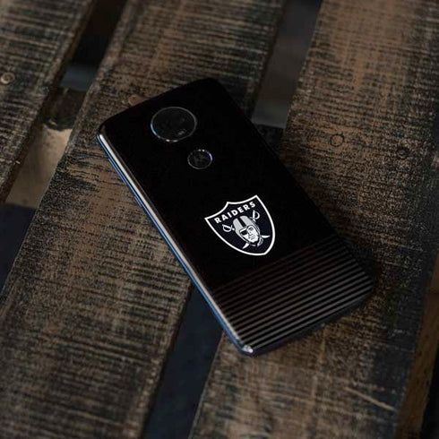 NFL Las Vegas Raiders Breakaway Moto E5 Plus Skin