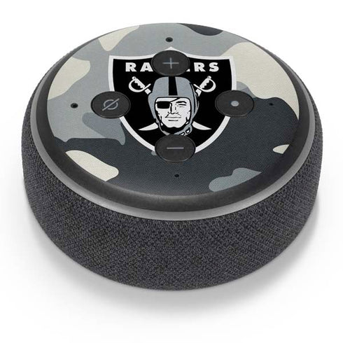 NFL Las Vegas Raiders Camo Amazon Echo Dot Skin