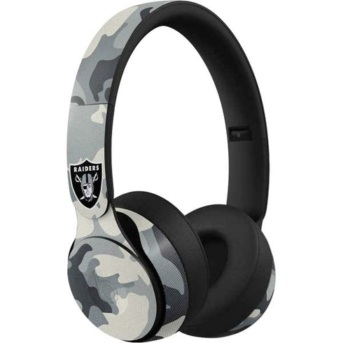 NFL Las Vegas Raiders Camo Beats Solo Pro Skin