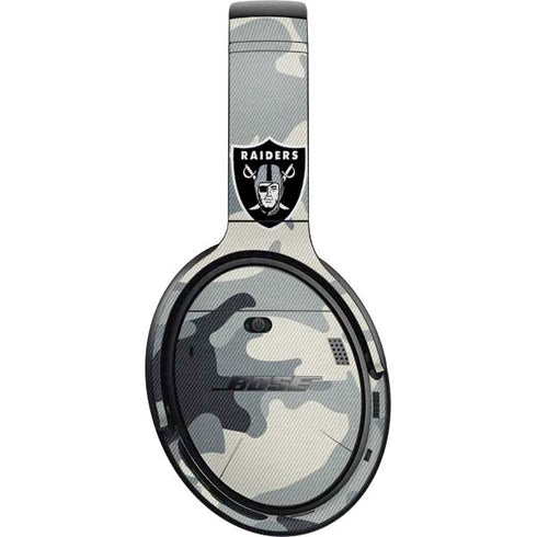 NFL Las Vegas Raiders Camo Bose QuietComfort 35 II Headphones Skin