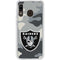 NFL Las Vegas Raiders Camo Galaxy A20 Clear Case