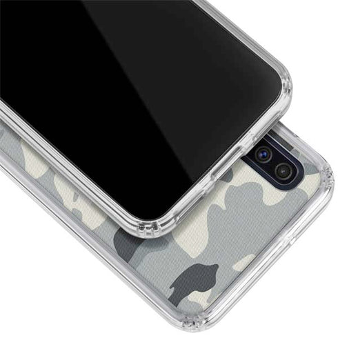 NFL Las Vegas Raiders Camo Galaxy A50 Clear Case