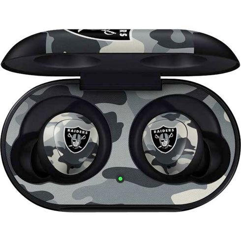NFL Las Vegas Raiders Camo Galaxy Buds Skin