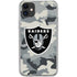 NFL Las Vegas Raiders Camo iPhone 11 Clear Case