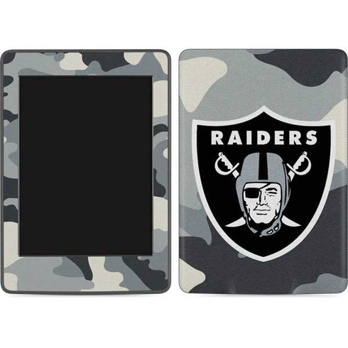 NFL Las Vegas Raiders Camo Amazon Kindle Skin