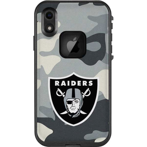 NFL Las Vegas Raiders Camo LifeProof Fre iPhone Skin