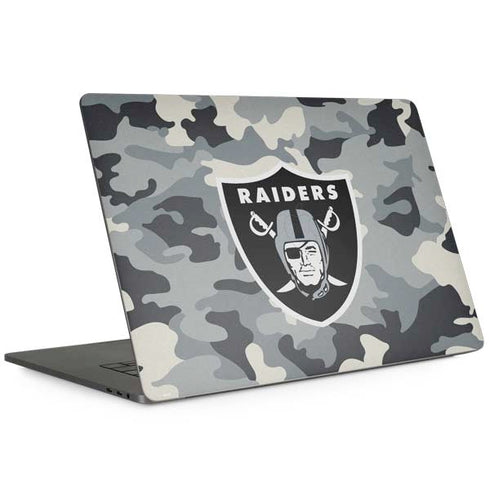 NFL Las Vegas Raiders Camo Apple MacBook Pro 15-inch Skin