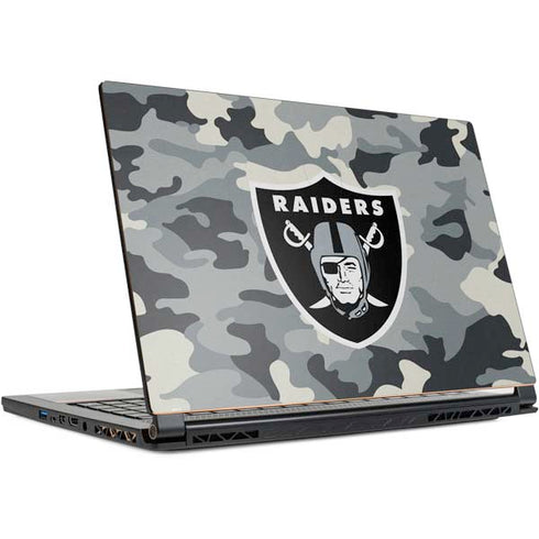 NFL Las Vegas Raiders Camo MSI GS65 Stealth Laptop Skin