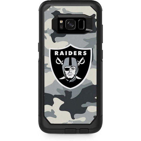NFL Las Vegas Raiders Camo Otterbox Commuter Galaxy Skin