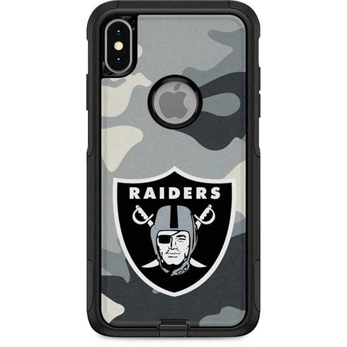 NFL Las Vegas Raiders Camo Otterbox Commuter iPhone Skin