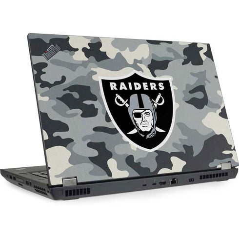 NFL Las Vegas Raiders Camo Lenovo ThinkPad Skin