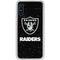 NFL Las Vegas Raiders Distressed Galaxy A10e Clear Case
