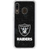 NFL Las Vegas Raiders Distressed Galaxy A20 Clear Case