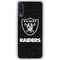 NFL Las Vegas Raiders Distressed Galaxy A50 Clear Case
