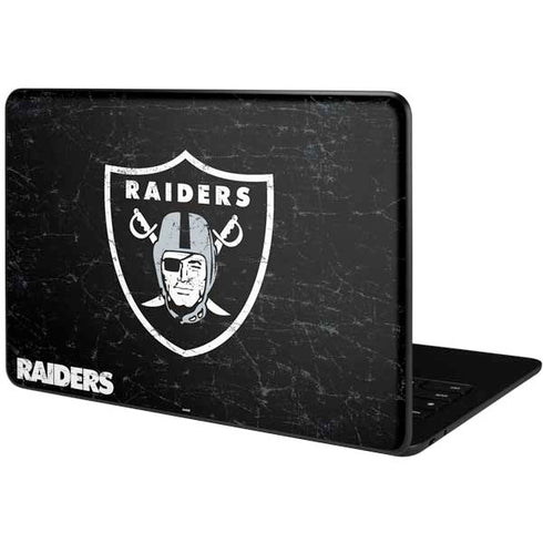 NFL Las Vegas Raiders Distressed Google Pixelbook Go Skin