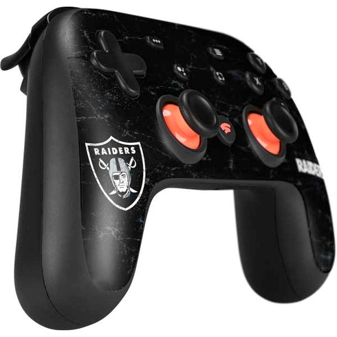 NFL Las Vegas Raiders Distressed Google Stadia Controller Skin
