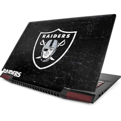 NFL Las Vegas Raiders Distressed Lenovo IdeaPad Skin