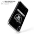 NFL Las Vegas Raiders Distressed iPhone XR Clear Case