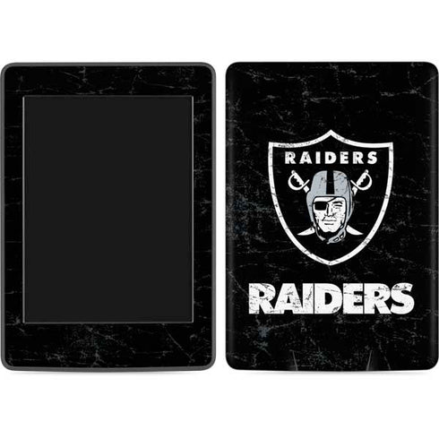 NFL Las Vegas Raiders Distressed Amazon Kindle Skin