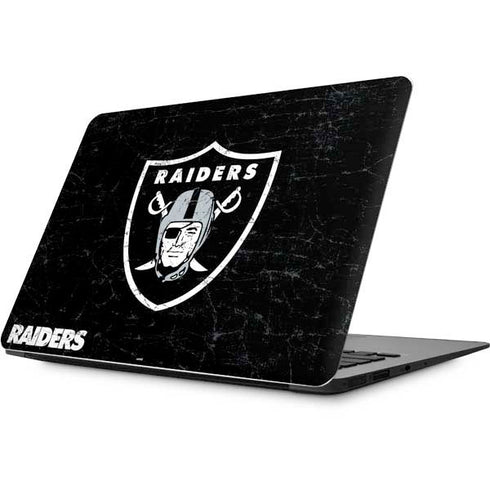 NFL Las Vegas Raiders Distressed Apple MacBook Skin