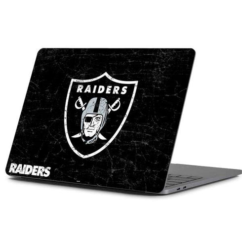 NFL Las Vegas Raiders Distressed Apple MacBook Pro 13-inch Skin