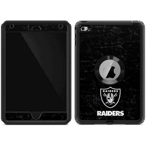 NFL Las Vegas Raiders Distressed Otterbox Defender iPad Skin