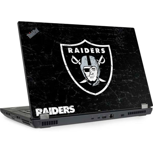 NFL Las Vegas Raiders Distressed Lenovo ThinkPad Skin