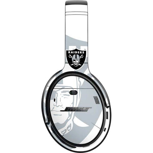 NFL Las Vegas Raiders Double Vision Bose QuietComfort 35 Headphones Skin